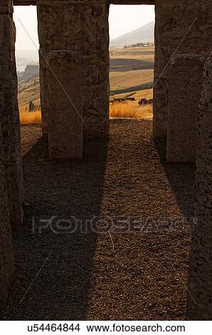 Picture -  stonehenge memorial goldendale wa washington. Fotosearch