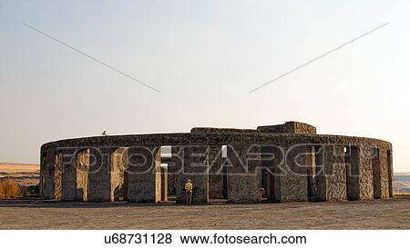 stonehenge memorial goldendale wa washington View Large Photo Image Stock Photo - stonehenge memorial goldendale wa washington. Fotosearch