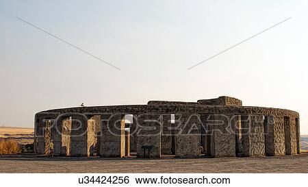 stonehenge memorial goldendale wa washington View Large Photo Image Stock Photograph - stonehenge memorial goldendale wa washington. Fotosearch