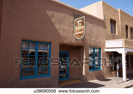 tia sophias cafe restaurant sixteenth santa fe View Large Photo Image Stock Photo - tia sophias cafe restaurant sixteenth santa fe. Fotosearch