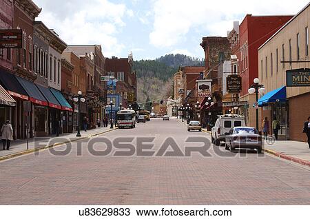 Stock Image -  tombstone south dakota sd national heritage. Fotosearch