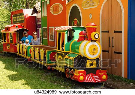 Stock Photo -  toy train family como park zoo st saint st.. Fotosearch