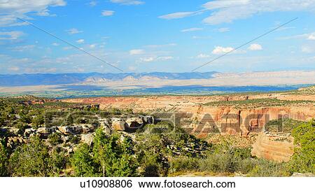 ute canyon red colorado national monument co View Large Photo Image Stock Photograph - ute canyon red colorado national monument co. Fotosearch