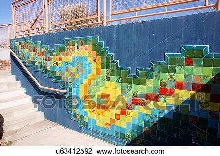 walkway stairs tiles colors colorful alto park View Large Photo Image Stock Image - walkway stairs tiles colors colorful alto park. Fotosearch