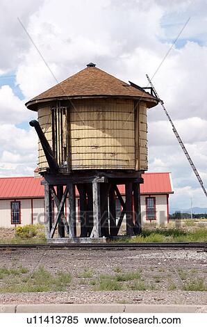 Stock Photography -  water tank cumbres toltec scenic railroad rr co. Fotosearch