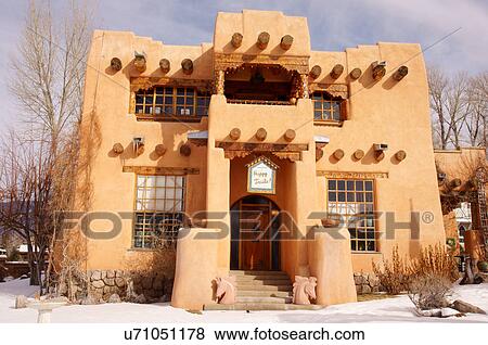 wheeler gallery taos new mexico nm adobe art View Large Photo Image Stock Photo - wheeler gallery taos new mexico nm adobe art. Fotosearch