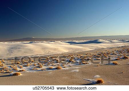 Stock Image -  white sands national monument alamogordo new nm. Fotosearch
