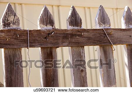 wooden fence posts alto walking park santa fe View Large Photo Image Stock Image - wooden fence posts alto walking park santa fe. Fotosearch