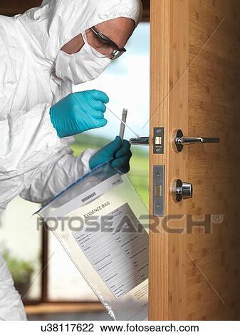 Forensic officer taking DNA swab off door handle View Large Photo Image Stock Image - Forensic officer taking DNA swab off door handle. Fotosearch