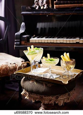 Malibu pineapple cocktails View Large Photo Image Stock Image - Malibu pineapple cocktails. Fotosearch