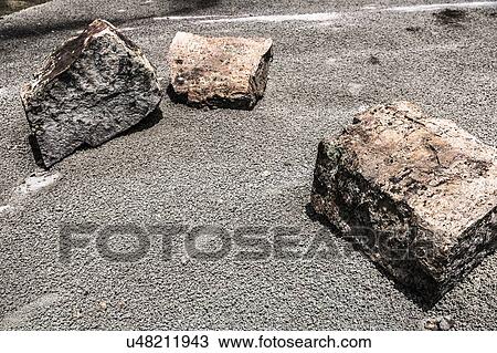 Three large rocks on the ground View Large Photo Image Stock Image - Three large rocks on the ground. Fotosearch