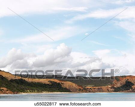 View of coast and sea, Point Addis National Park, Anglesea, Australia View Large Photo Image Stock Photo - View of coast and sea, Point Addis National Park, Anglesea, Australia. Fotosearch