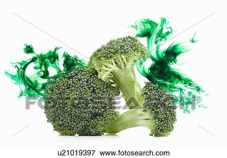 Broccoli stems with corresponding coloured digital burst effect View Large Photo Image Stock Photo - Broccoli stems with corresponding coloured digital burst effect. Fotosearch