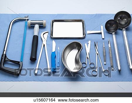 Pathology equipment ready for a autopsy in a laboratory View Large Photo Image Picture - Pathology equipment ready for a autopsy in a laboratory. Fotosearch