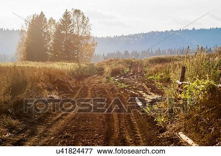 Rural scene, Ural, Russia View Large Photo Image Stock Photo - Rural scene, Ural, Russia. Fotosearch