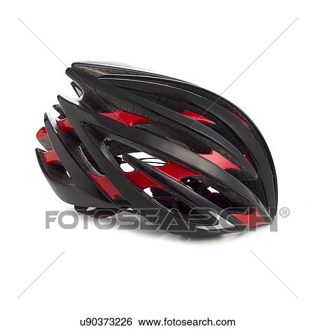 Bicycle helmet against a white background. View Large Illustration Stock Illustration - Bicycle helmet against a white background.. Fotosearch
