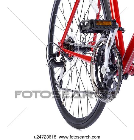 Stock Illustration - Bicycle rear gears, close up.. Fotosearch