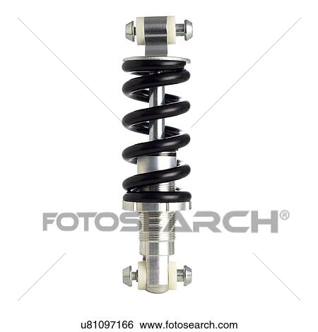 Bicycle spring suspension against a white background. View Large Illustration Stock Illustration - Bicycle spring suspension against a white background.. Fotosearch