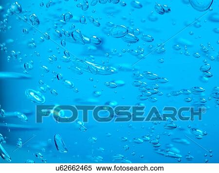Stock Illustration - Bubbles in hair gel.. Fotosearch