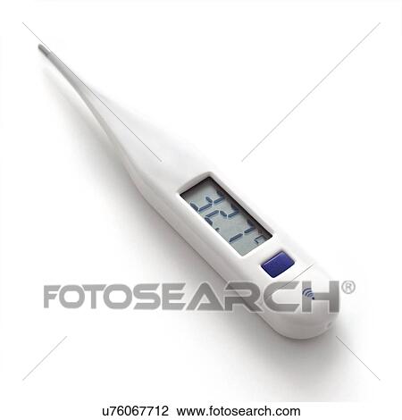 Digital thermometer. View Large Illustration Drawing - Digital thermometer.. Fotosearch