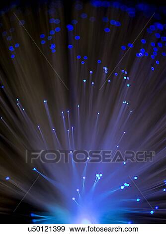 Fibre optics against a black background. View Large Illustration Stock Illustration - Fibre optics against a black background.. Fotosearch