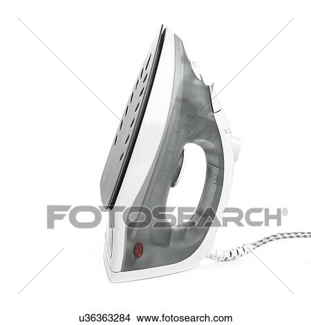 Stock Illustration - Iron against a white background.. Fotosearch
