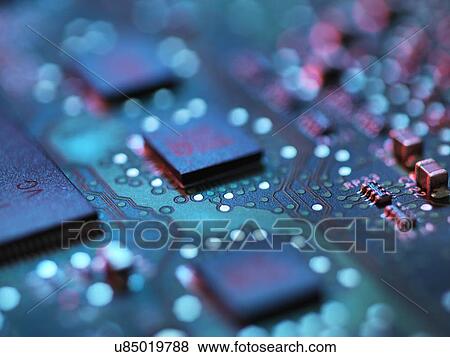 PROPERTY RELEASED. Circuit boards of a lap top computer View Large Illustration Stock Illustration - PROPERTY RELEASED. Circuit boards of a lap top computer. Fotosearch