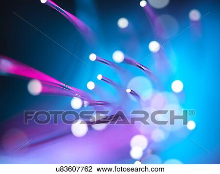 PROPERTY RELEASED. Fibre optic cables carrying data. View Large Illustration Drawing - PROPERTY RELEASED. Fibre optic cables carrying data.. Fotosearch