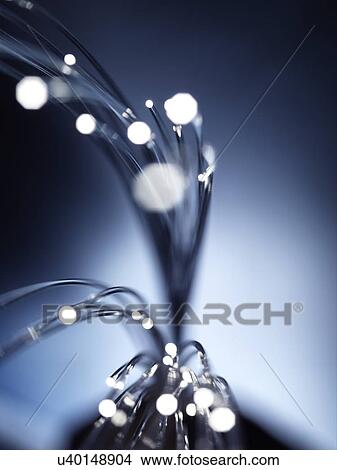 PROPERTY RELEASED. Fibre optic cables carrying data. View Large Illustration Stock Illustration - PROPERTY RELEASED. Fibre optic cables carrying data.. Fotosearch