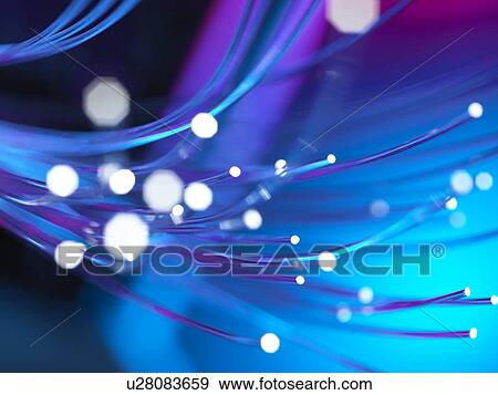 PROPERTY RELEASED. Fibre optics shooting out of a computer screen. View Large Illustration Stock Illustration - PROPERTY RELEASED. Fibre optics shooting out of a computer screen.. Fotosearch