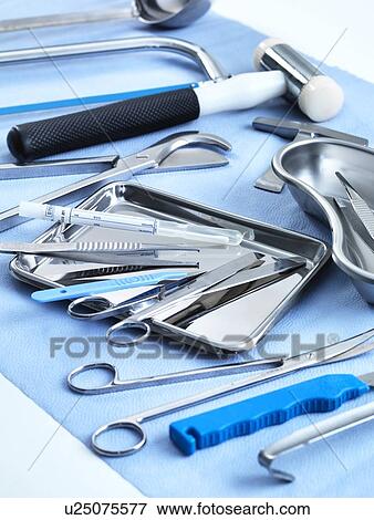 PROPERTY RELEASED. Pathology equipment laid out ready for a medical examination. View Large Illustration Stock Illustration - PROPERTY RELEASED. Pathology equipment laid out ready for a medical examination.. Fotosearch