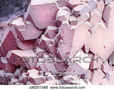 Quartz crystals, coloured scanning electron micrograph (SEM). This silicate mineral is a form of silica (silicon dioxide). View Large Illustration Stock Illustration - Quartz crystals, coloured scanning electron micrograph (SEM). This silicate mineral is a form of silica (silicon dioxide).. Fotosearch