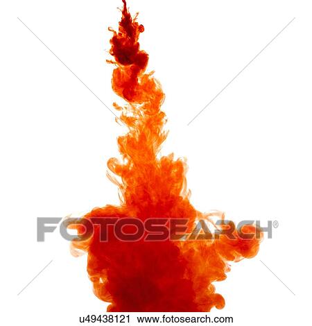 Red liquid against a white background. View Large Illustration Clip Art - Red liquid against a white background.. Fotosearch
