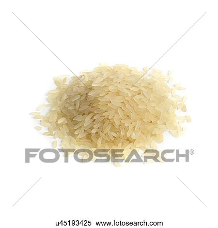 Rice against a white background. View Large Illustration Stock Illustration - Rice against a white background.. Fotosearch