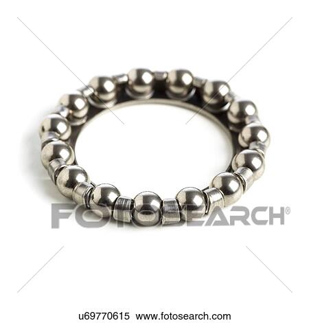 Stock Illustration - Ring of ball bearings from a bicycle headset.. Fotosearch