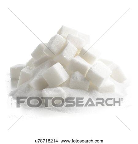 Sugar lumps against a white background. View Large Illustration Stock Illustration - Sugar lumps against a white background.. Fotosearch