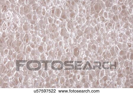 Drawing - Synthetic sponge, close up.. Fotosearch