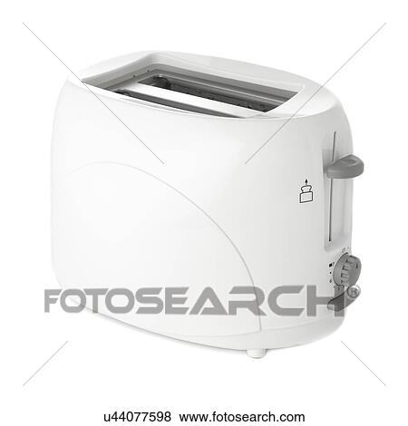 Stock Illustration - Toaster against a white background.. Fotosearch