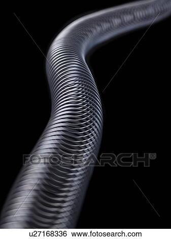 Stock Illustration - Transverse wave in a slinky spring. In transverse (or shear) waves the displacement is at right angles to the direction of propagation.. Fotosearch