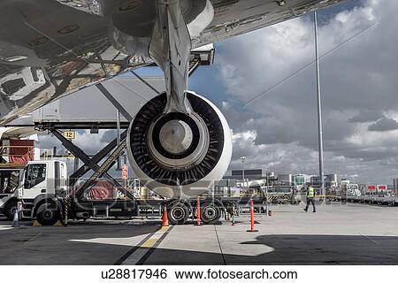 A380 jet aircraft at airport View Large Photo Image Stock Photograph - A380 jet aircraft at airport. Fotosearch