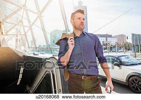 Stock Photo - Casual businessman, portrait. Fotosearch