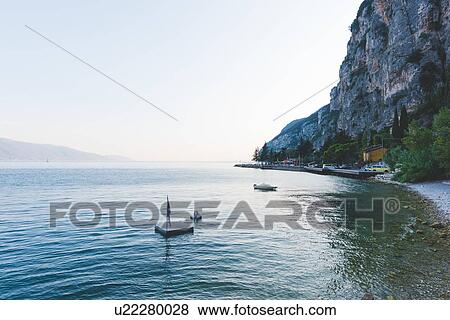 Stock Photo - Lake Garda, Italy. Fotosearch