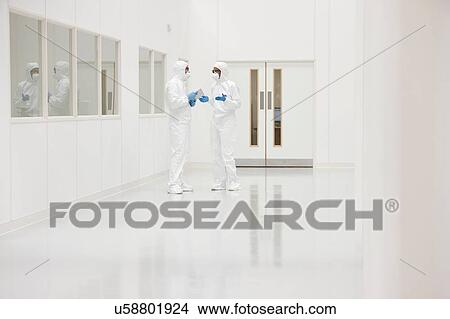 Picture - Scientists in discussion. Fotosearch