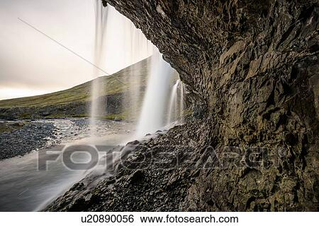 Side view of waterfall at Innstifoss, Iceland View Large Photo Image Stock Photograph - Side view of waterfall at Innstifoss, Iceland. Fotosearch