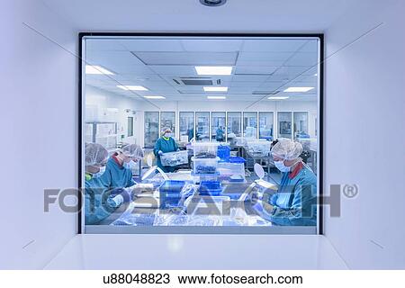 Workers inspecting surgical instruments in clean room of surgical instruments factory View Large Photo Image Stock Image - Workers inspecting surgical instruments in clean room of surgical instruments factory. Fotosearch