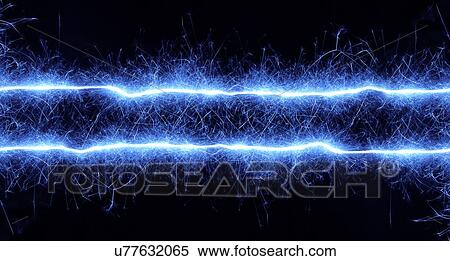 Blue sparks View Large Illustration Stock Illustration - Blue sparks. Fotosearch