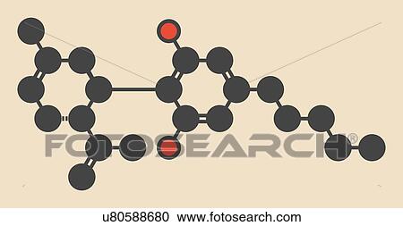 Cannabis molecule View Large Illustration Clipart - Cannabis molecule. Fotosearch