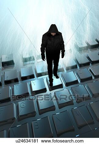 "Computer hacker, Illustration" View Large Photo Image Stock Image - "Computer hacker, Illustration". Fotosearch