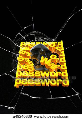 Stock Illustration - "Computer security, Illustration". Fotosearch