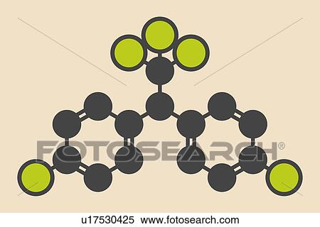 DDT molecule View Large Illustration Stock Illustration - DDT molecule. Fotosearch